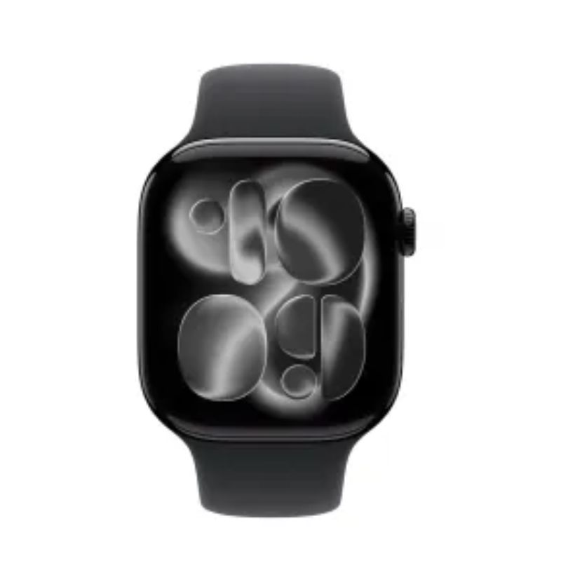 Apple Watch Series 11 46mm Jet Black Al Black Sport Band M/L MEUX4LW/A